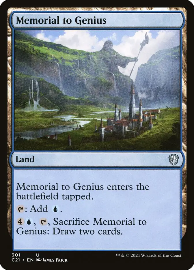 Memorial to Genius (Commander 2021)