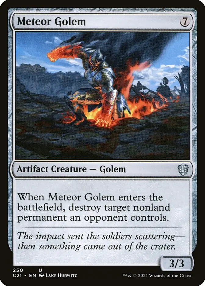 Meteor Golem (Commander 2021)
