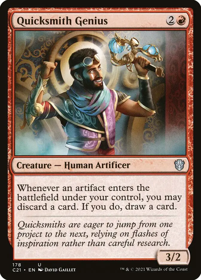 Quicksmith Genius (Commander 2021)