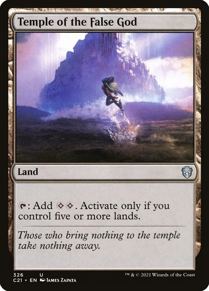 Temple of the False God (Commander 2021)