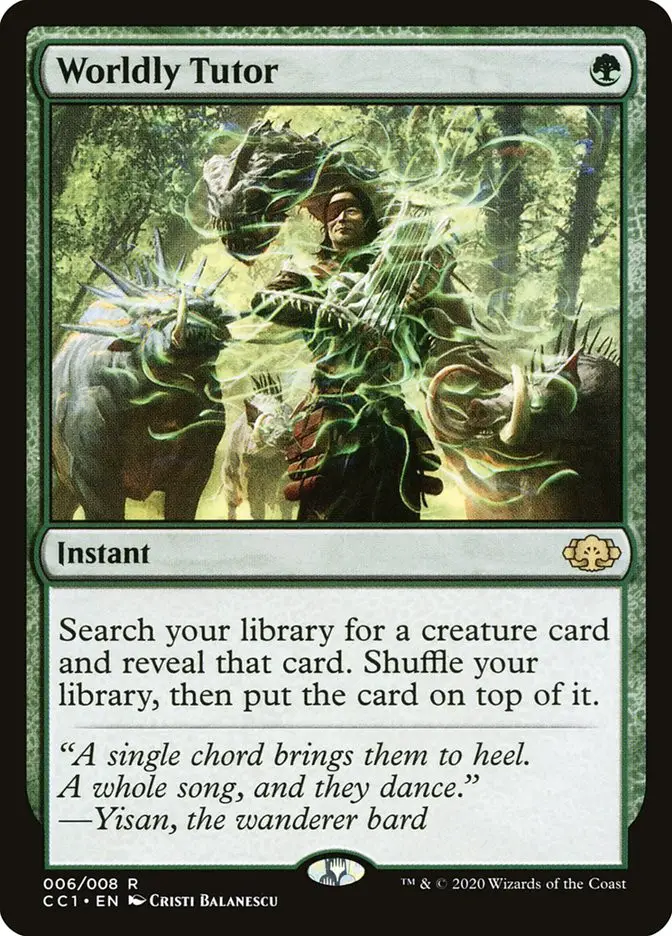Worldly Tutor (Commander Collection: Green)