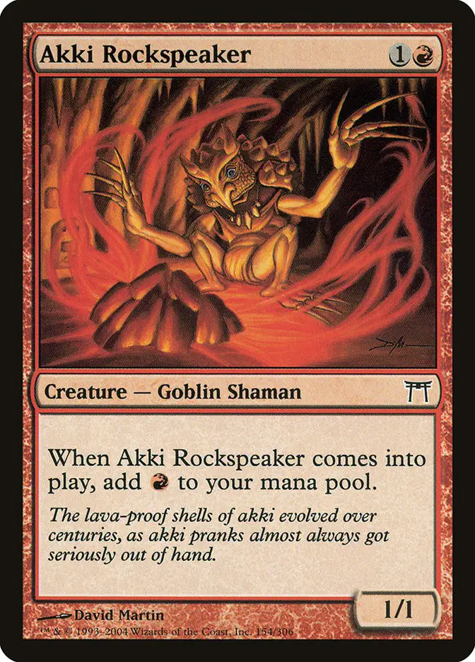 Akki Rockspeaker (Champions of Kamigawa)