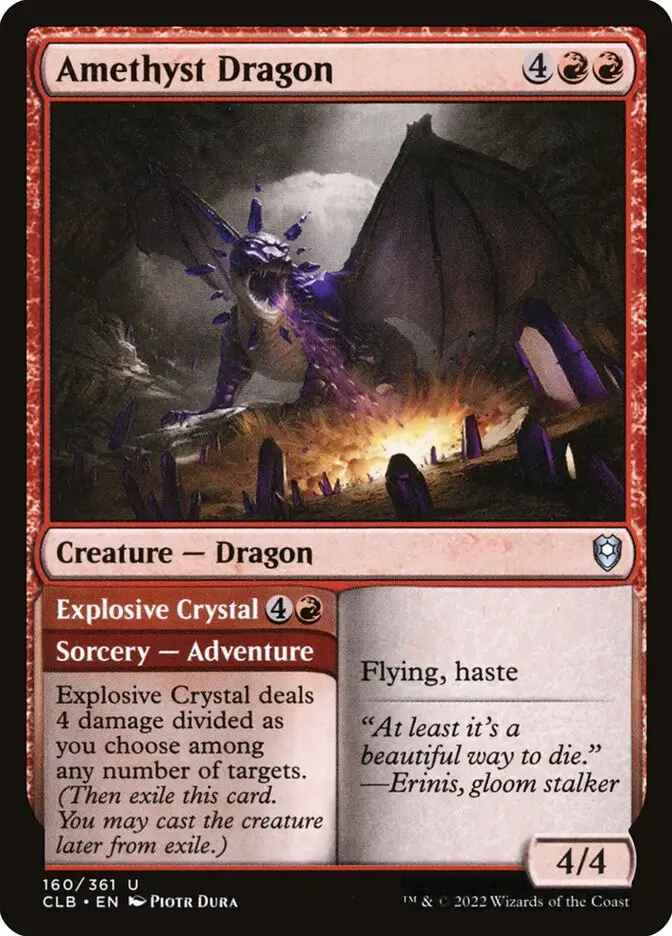 Amethyst Dragon    Explosive Crystal (Commander Legends: Battle for Baldur