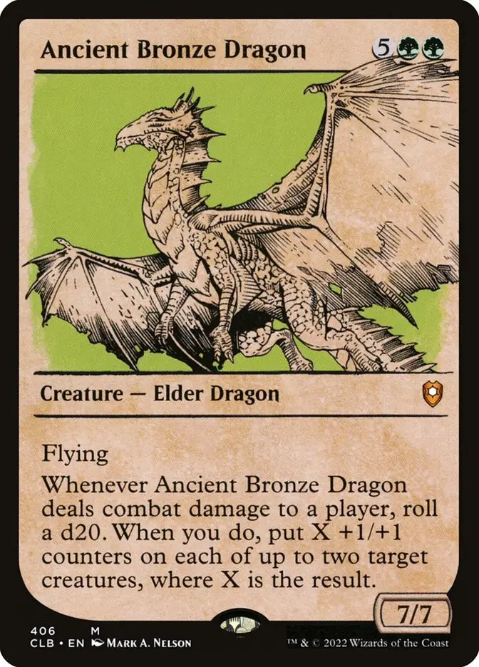 Ancient Bronze Dragon (Commander Legends: Battle for Baldur