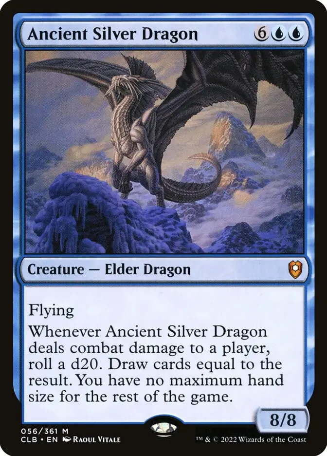 Ancient Silver Dragon (Commander Legends: Battle for Baldur