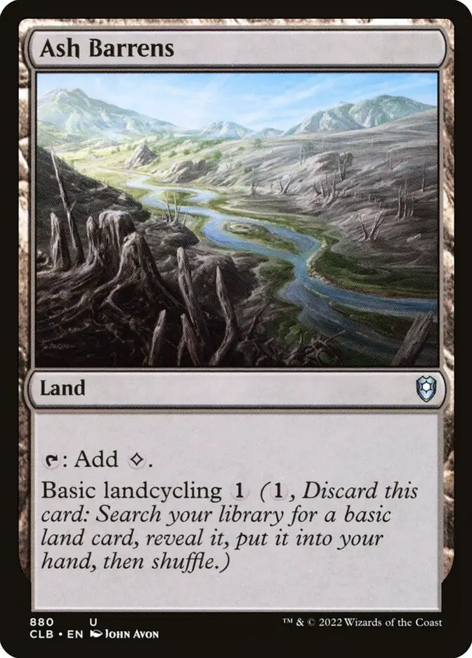 Ash Barrens (Commander Legends: Battle for Baldur