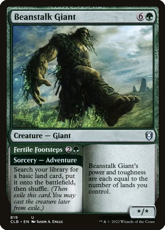 Beanstalk Giant    Fertile Footsteps (Commander Legends: Battle for Baldur