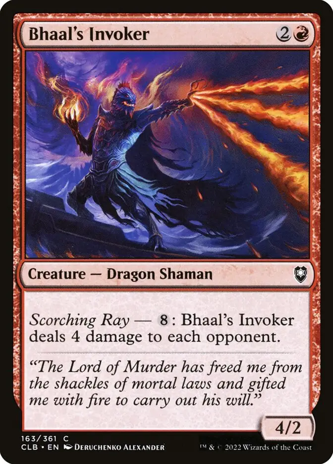 Bhaal s Invoker (Commander Legends: Battle for Baldur