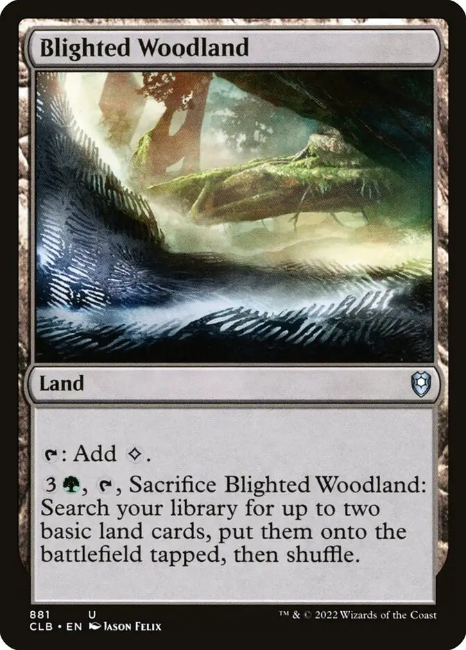 Blighted Woodland (Commander Legends: Battle for Baldur
