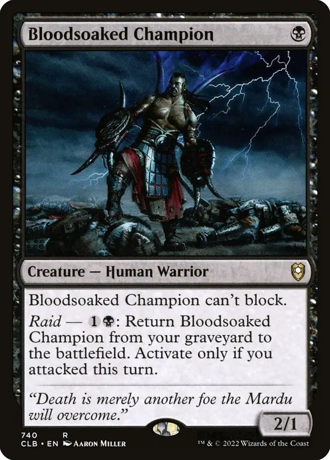 Bloodsoaked Champion (Commander Legends: Battle for Baldur