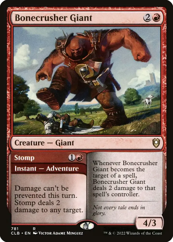 Bonecrusher Giant    Stomp (Commander Legends: Battle for Baldur