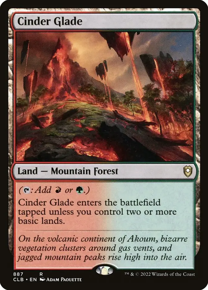 Cinder Glade (Commander Legends: Battle for Baldur
