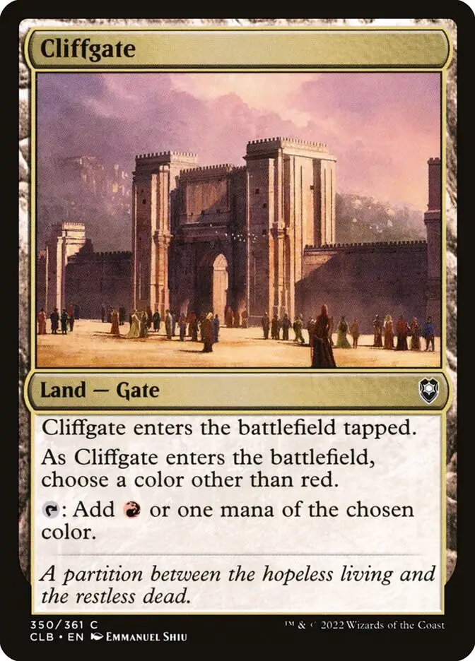 Cliffgate (Commander Legends: Battle for Baldur