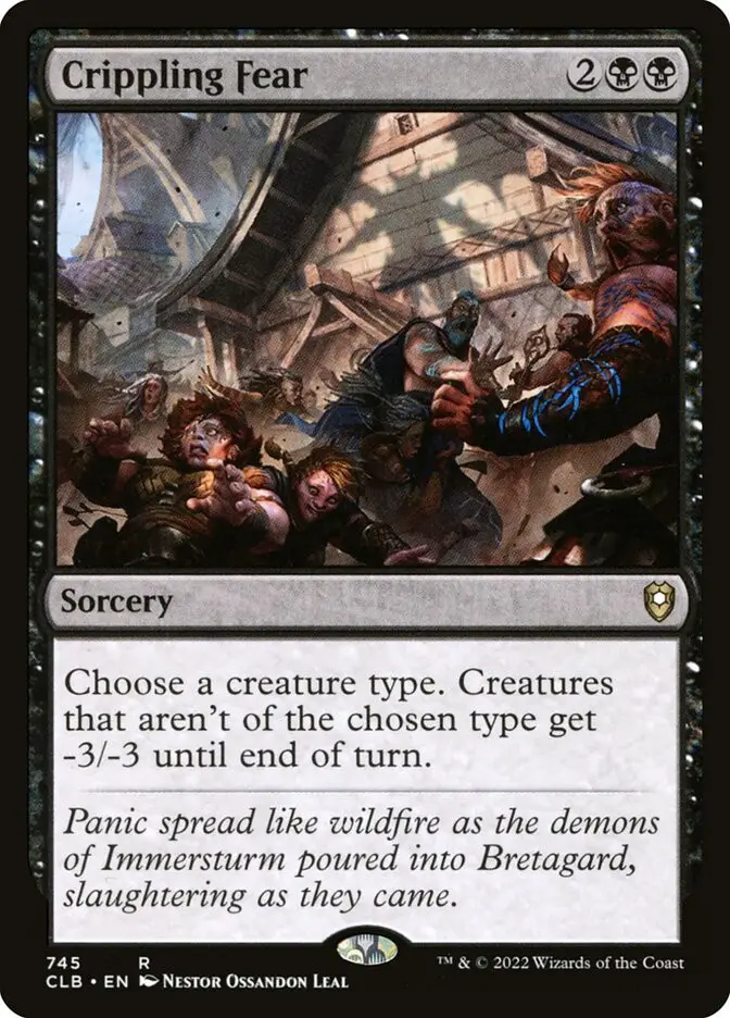 Crippling Fear (Commander Legends: Battle for Baldur