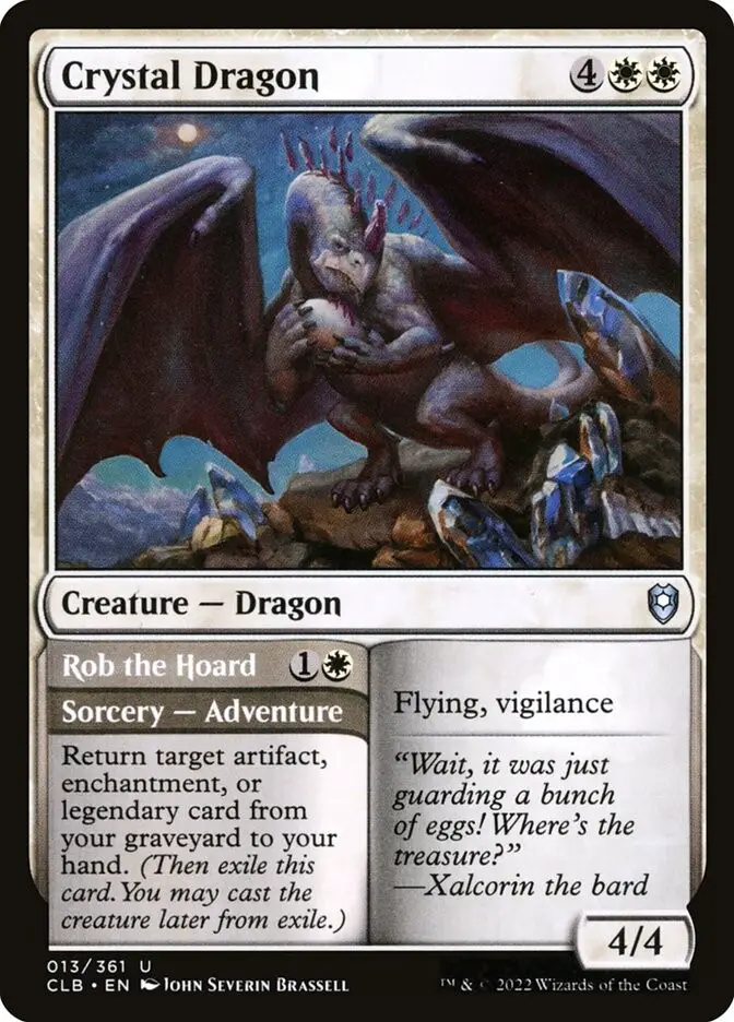Crystal Dragon    Rob the Hoard (Commander Legends: Battle for Baldur