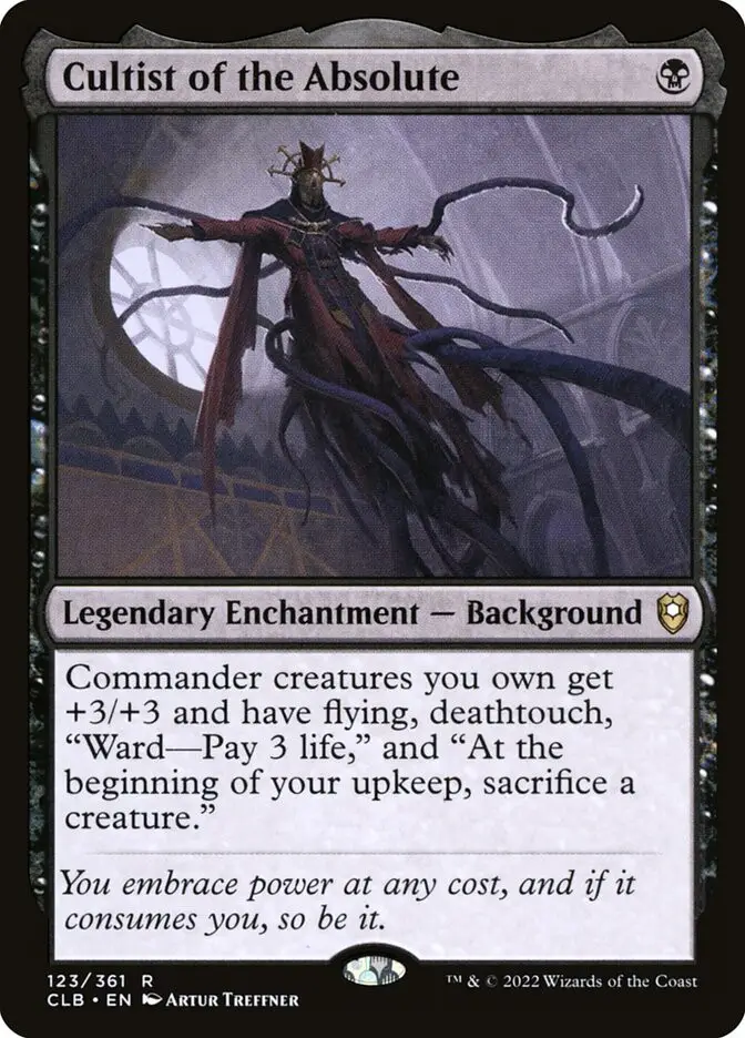 Cultist of the Absolute (Commander Legends: Battle for Baldur