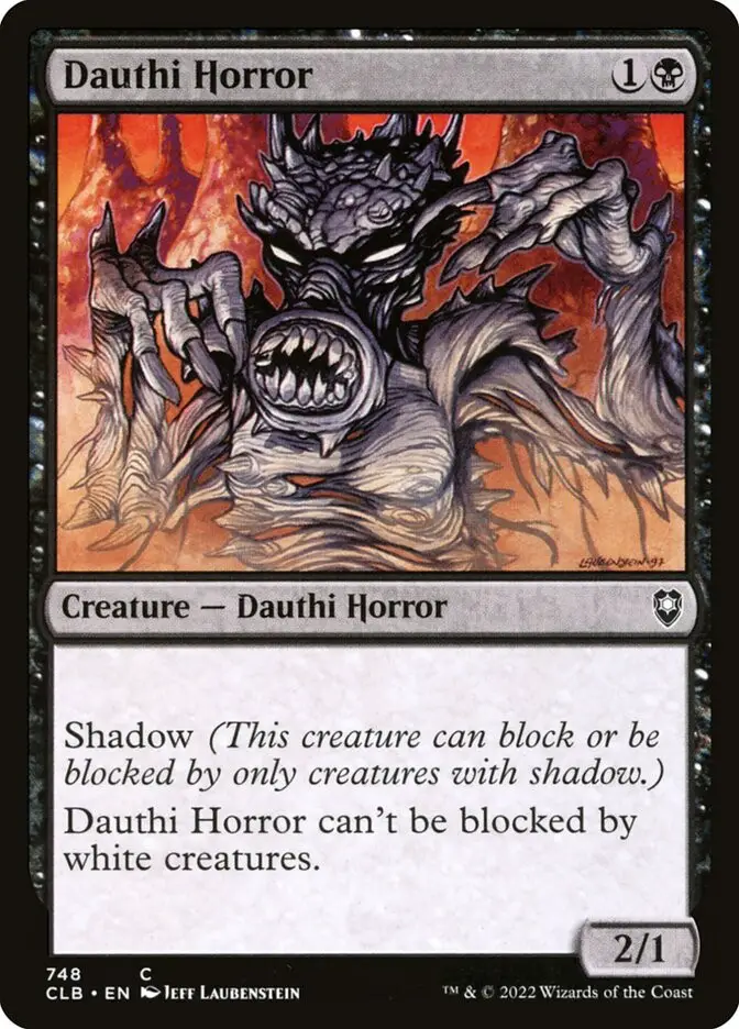Dauthi Horror (Commander Legends: Battle for Baldur