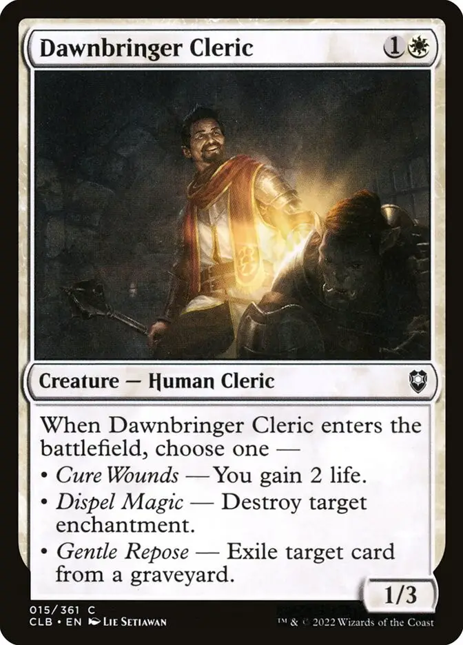 Dawnbringer Cleric (Commander Legends: Battle for Baldur