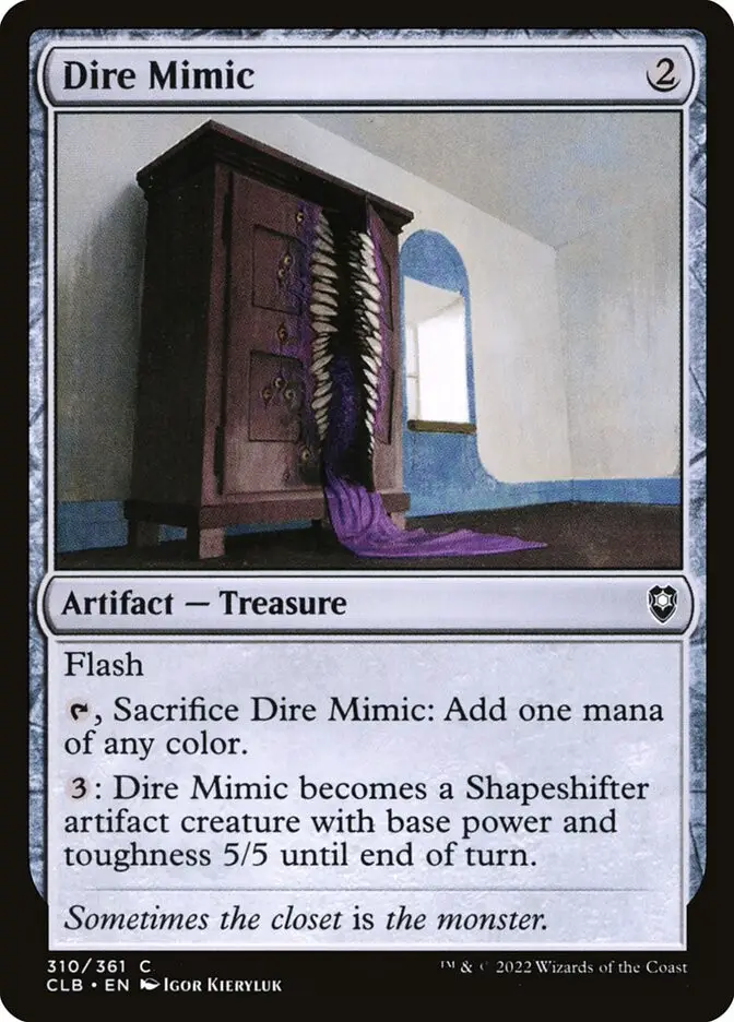 Dire Mimic (Commander Legends: Battle for Baldur