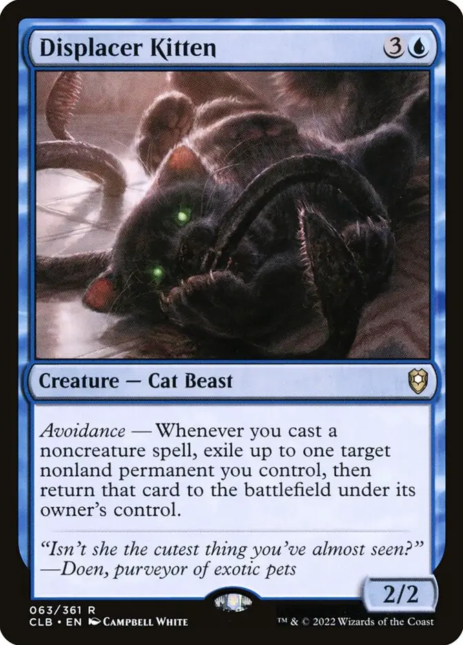 Displacer Kitten (Commander Legends: Battle for Baldur