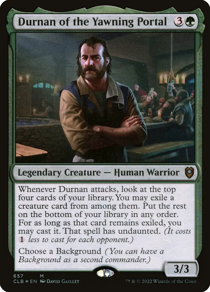 Durnan of the Yawning Portal (Commander Legends: Battle for Baldur