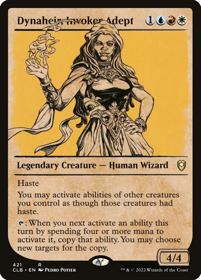 Dynaheir  Invoker Adept (Commander Legends: Battle for Baldur