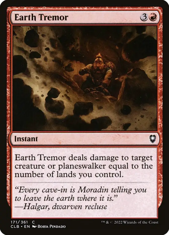 Earth Tremor (Commander Legends: Battle for Baldur