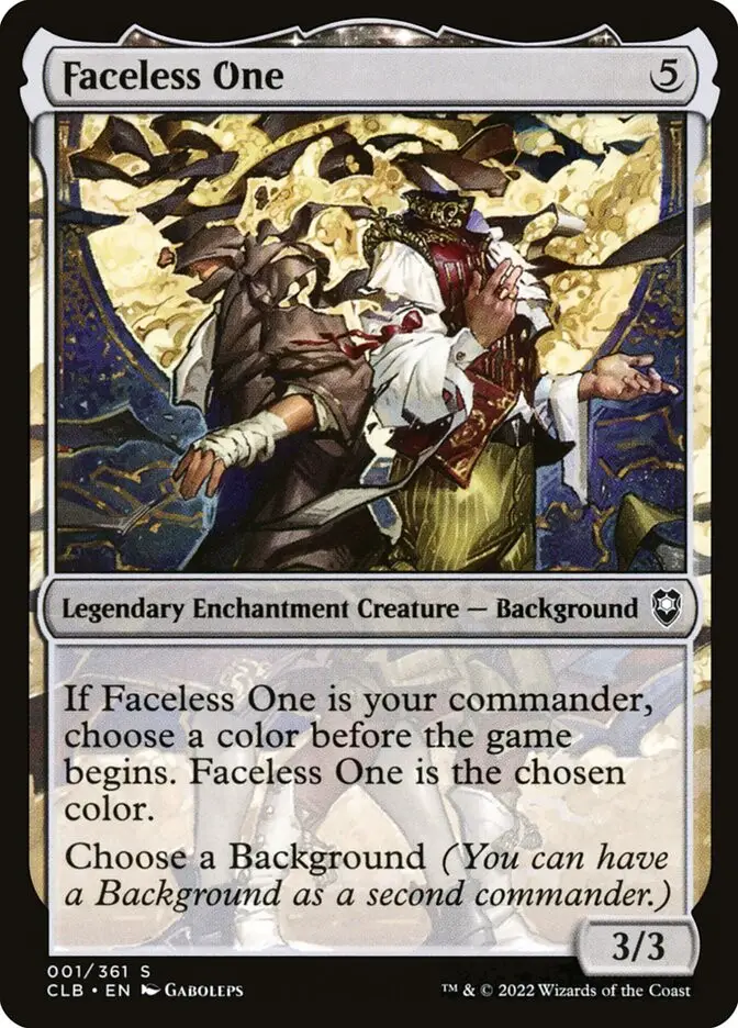 Faceless One (Commander Legends: Battle for Baldur
