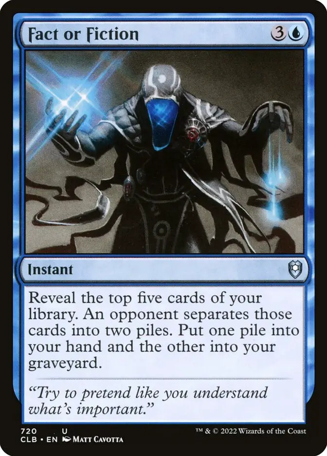 Fact or Fiction (Commander Legends: Battle for Baldur