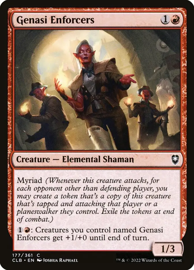 Genasi Enforcers (Commander Legends: Battle for Baldur