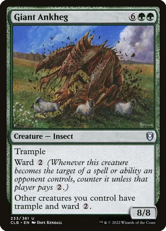 Giant Ankheg (Commander Legends: Battle for Baldur