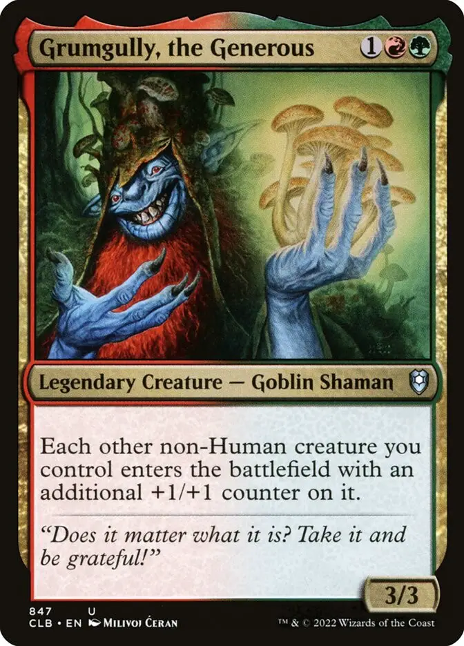 Grumgully  the Generous (Commander Legends: Battle for Baldur