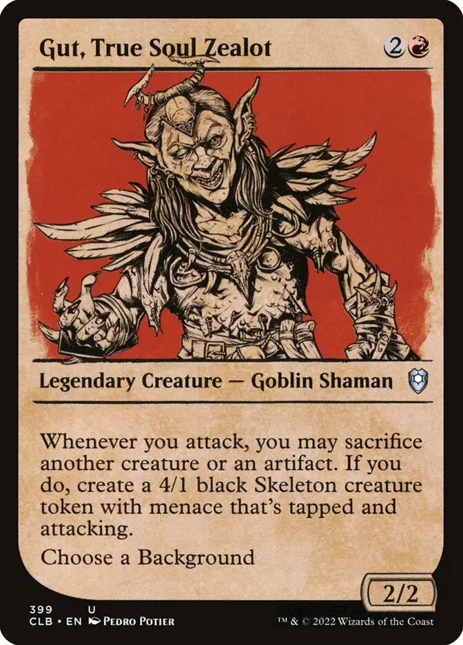 Gut  True Soul Zealot (Commander Legends: Battle for Baldur
