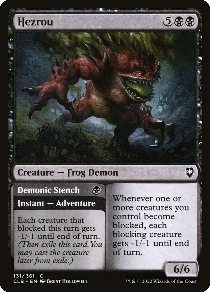 Hezrou    Demonic Stench (Commander Legends: Battle for Baldur