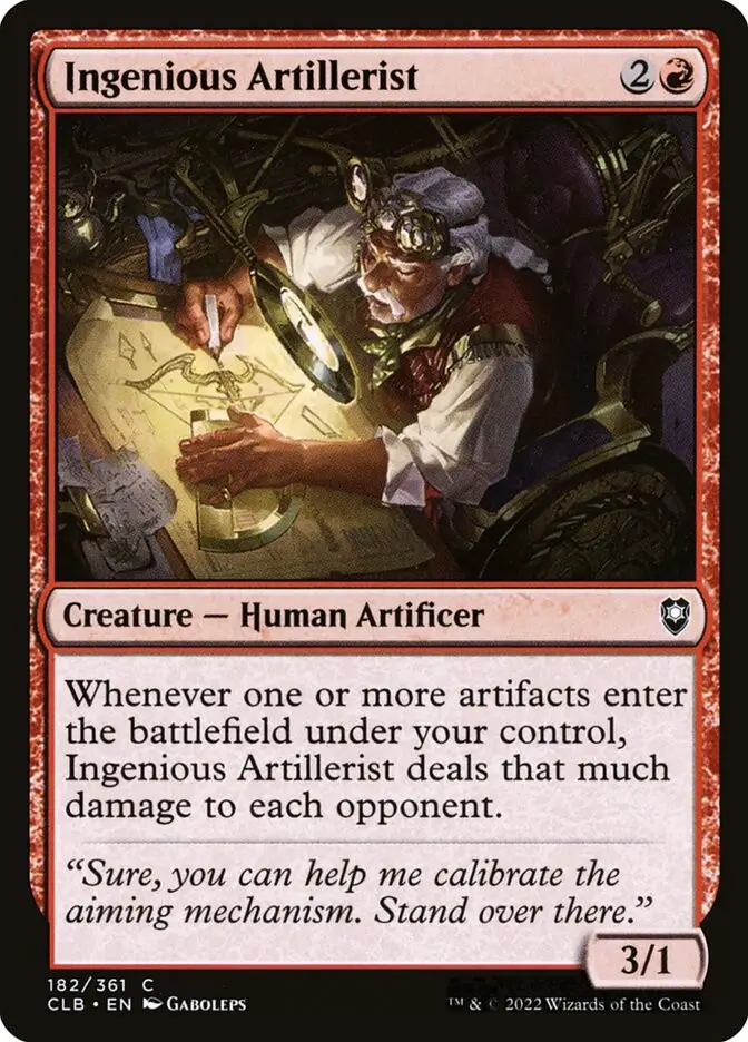 Ingenious Artillerist (Commander Legends: Battle for Baldur