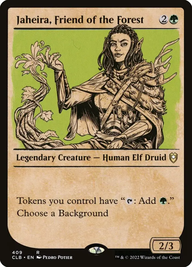 Jaheira  Friend of the Forest (Commander Legends: Battle for Baldur