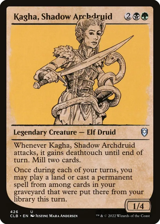 Kagha  Shadow Archdruid (Commander Legends: Battle for Baldur