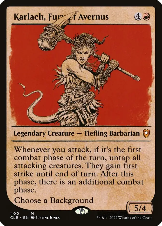 Karlach  Fury of Avernus (Commander Legends: Battle for Baldur