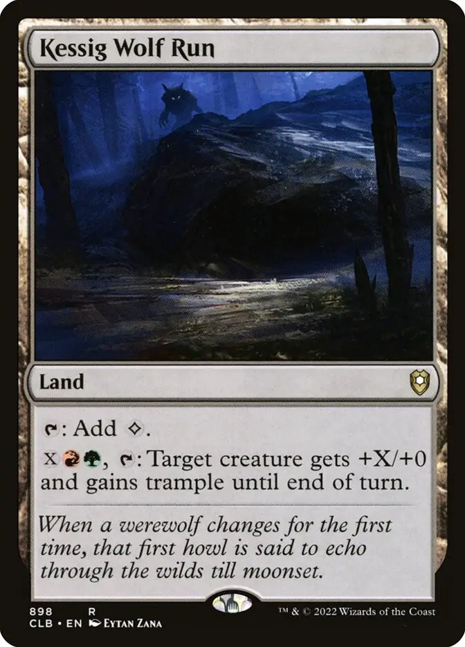 Kessig Wolf Run (Commander Legends: Battle for Baldur