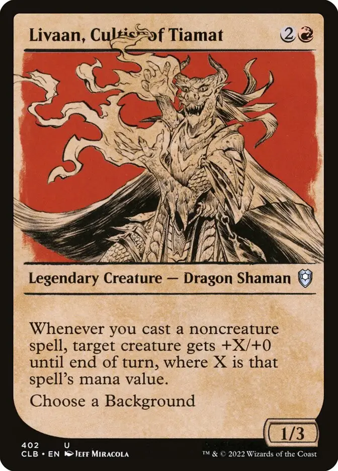 Livaan  Cultist of Tiamat (Commander Legends: Battle for Baldur