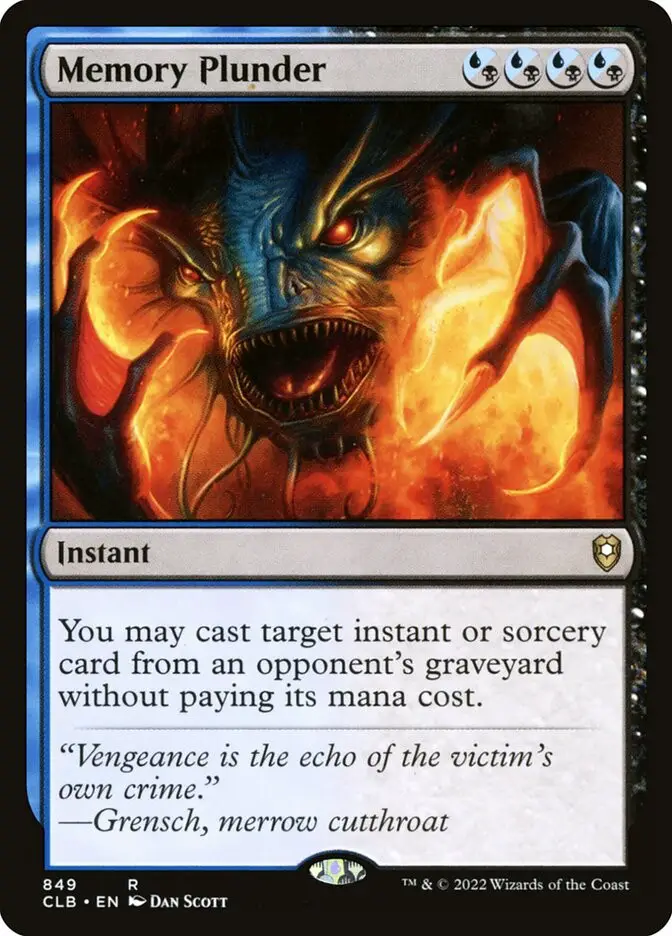 Memory Plunder (Commander Legends: Battle for Baldur
