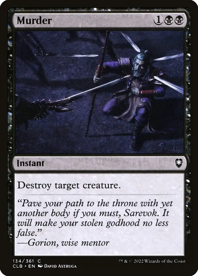 Murder (Commander Legends: Battle for Baldur
