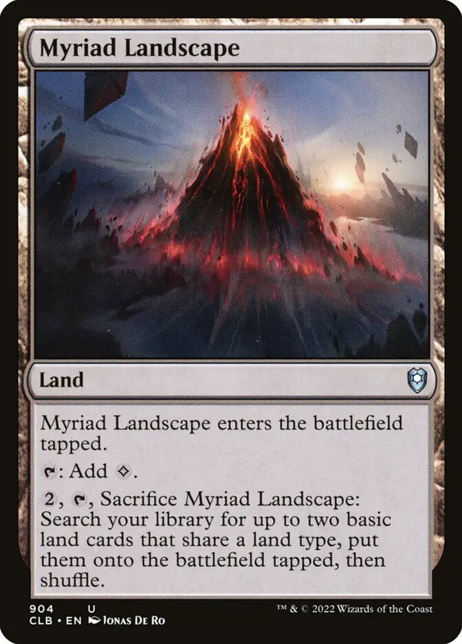Myriad Landscape (Commander Legends: Battle for Baldur