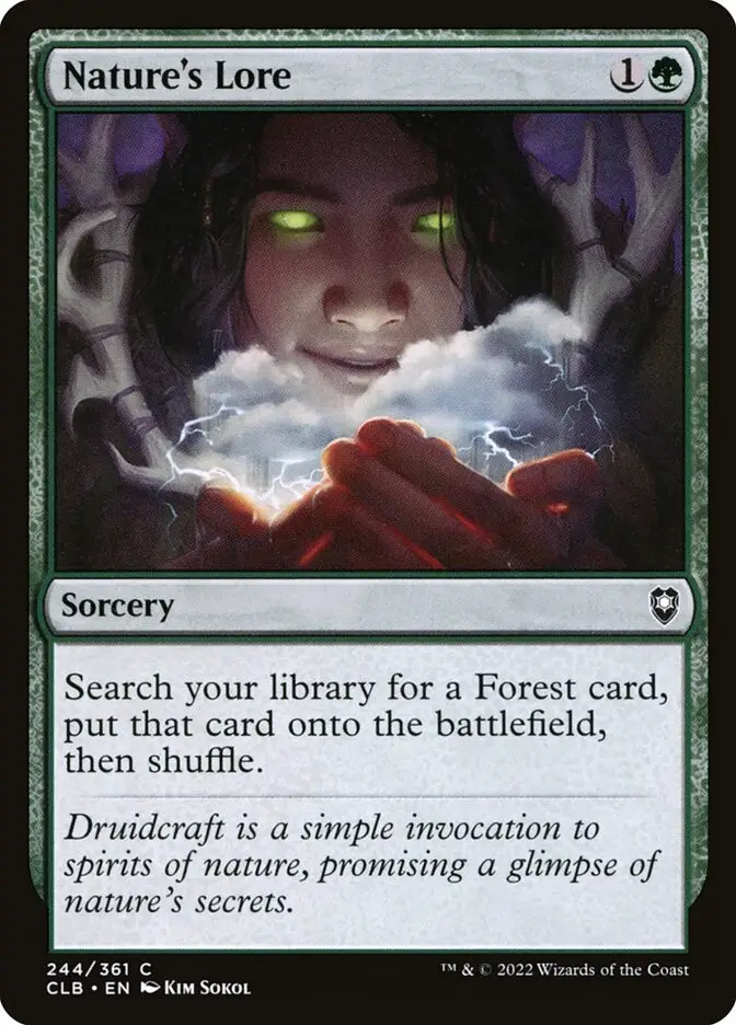Nature s Lore (Commander Legends: Battle for Baldur