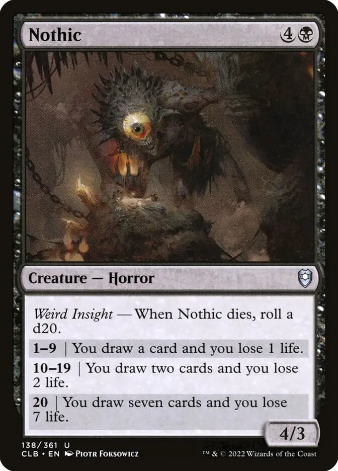Nothic (Commander Legends: Battle for Baldur