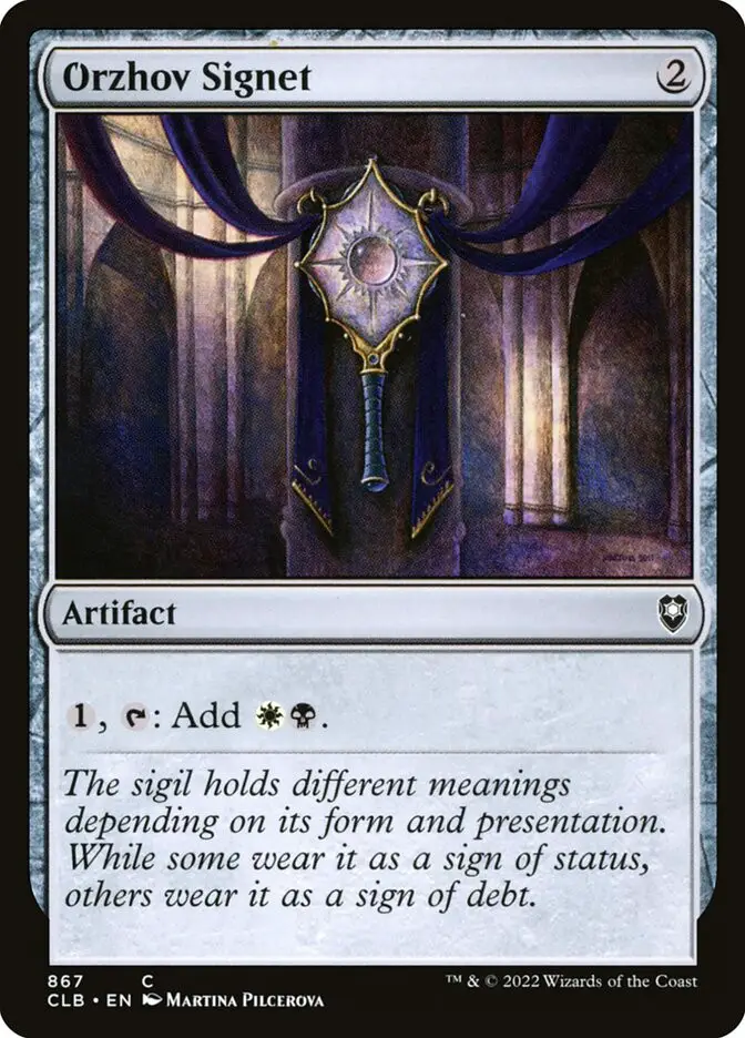 Orzhov Signet (Commander Legends: Battle for Baldur