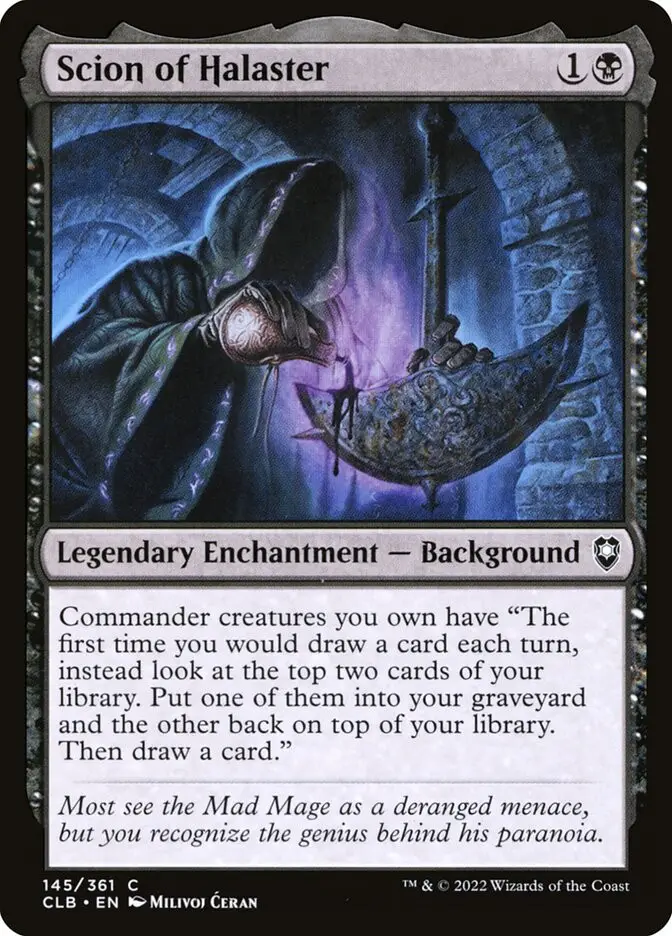 Scion of Halaster (Commander Legends: Battle for Baldur