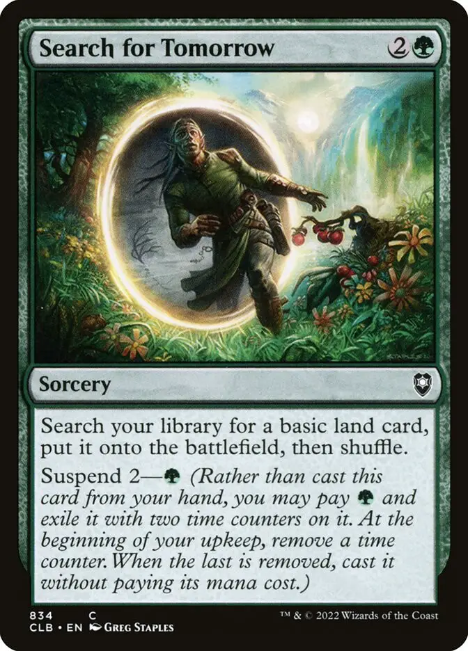 Search for Tomorrow (Commander Legends: Battle for Baldur