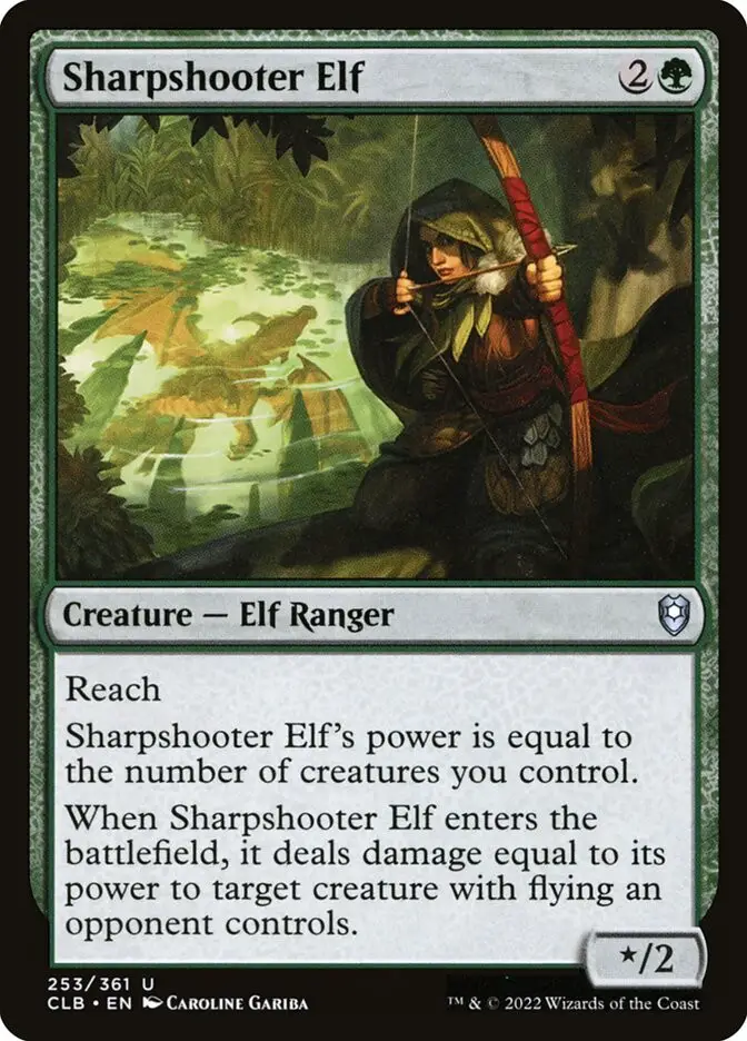 Sharpshooter Elf (Commander Legends: Battle for Baldur