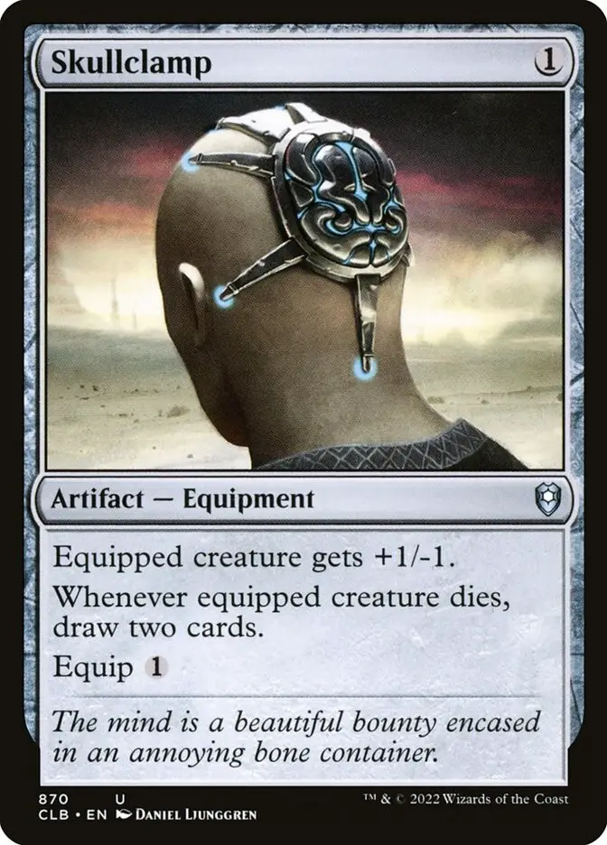 Skullclamp (Commander Legends: Battle for Baldur